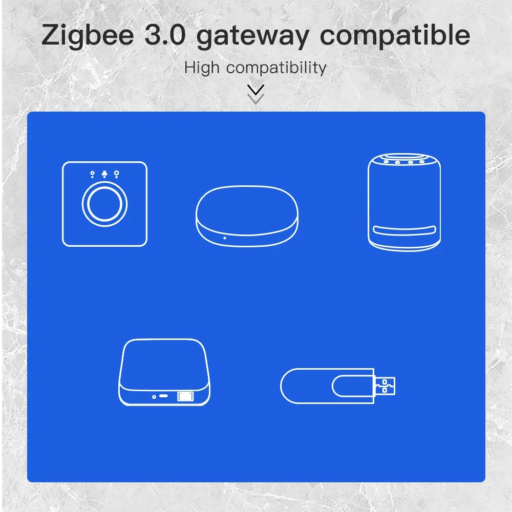 GLEDOPTO-Luz LED descendente para techo, iluminación empotrada, aplicación de Control remoto por voz, ZigBee3.0, RGBCCT, 6W, Conbee