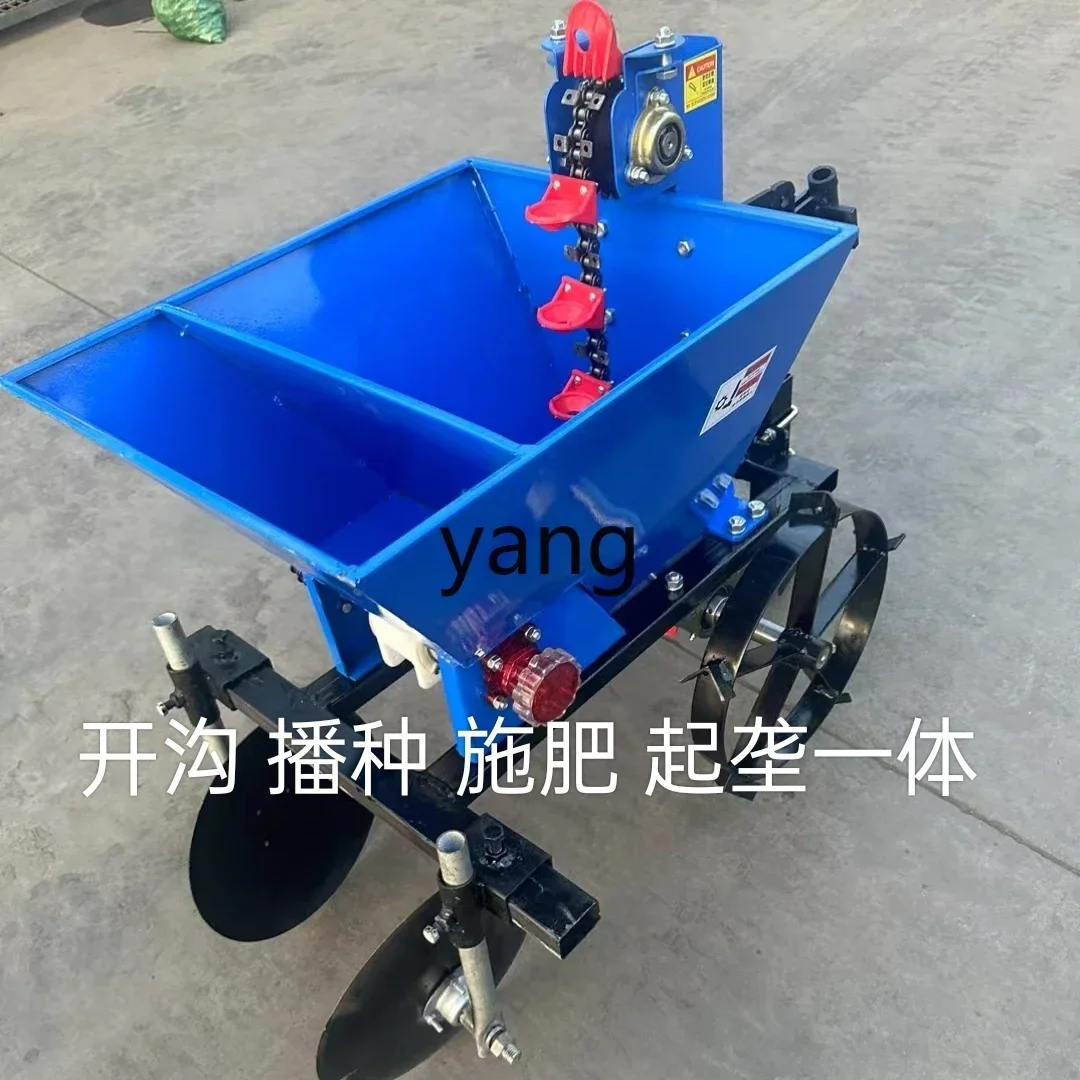 LTT-Kartoffelsämaschine, handgehaltene Raupen-Mikrofräse, Graben, Aussaat, Düngung, Ridge-Integration