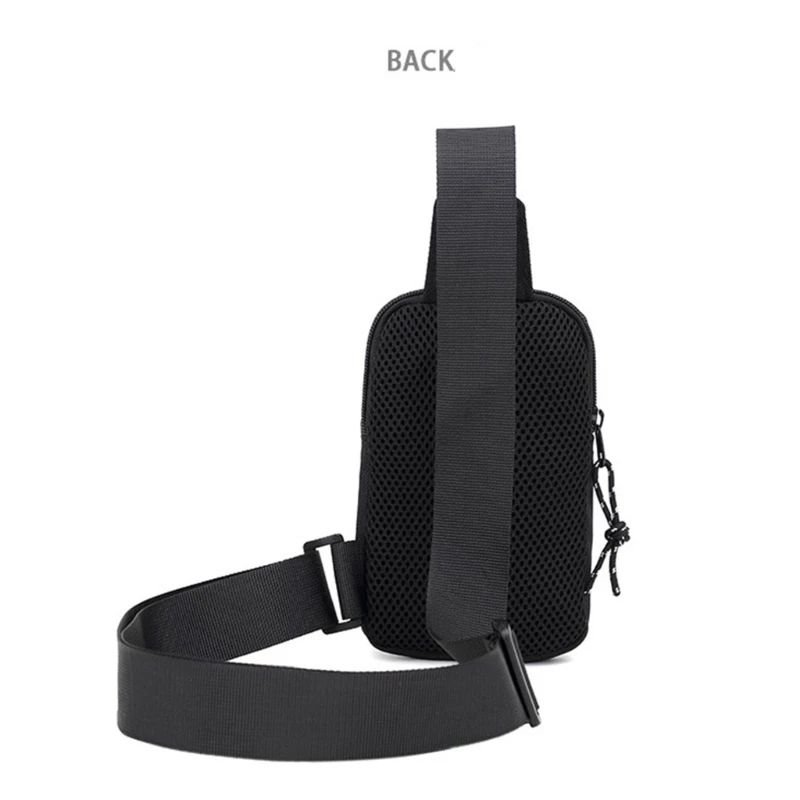 Men Sling Crossbody Bag All-matching Chest Bag Travel Phone Bags Sling Backpack 066F