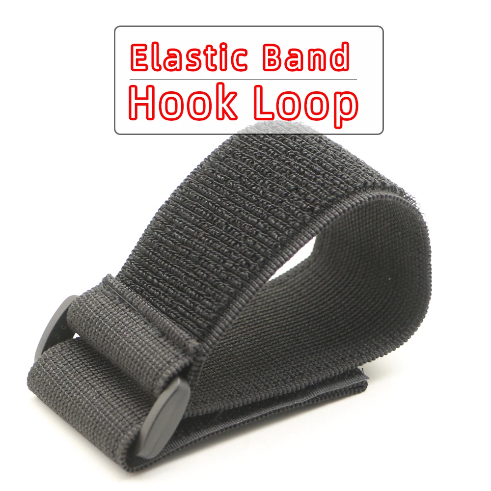 Elastic Band Hook Loop Customizable Elastic Reverse Buckle Nylon Cable Ties Straps Sticky Fastener Tape Athletic Tape