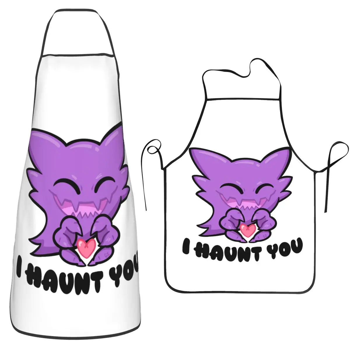 

Haunter I Haunt You Apron Chef Cooking Baking Tablier Waterproof Bib Kitchen Cleaning Pinafore for Women Men Painting