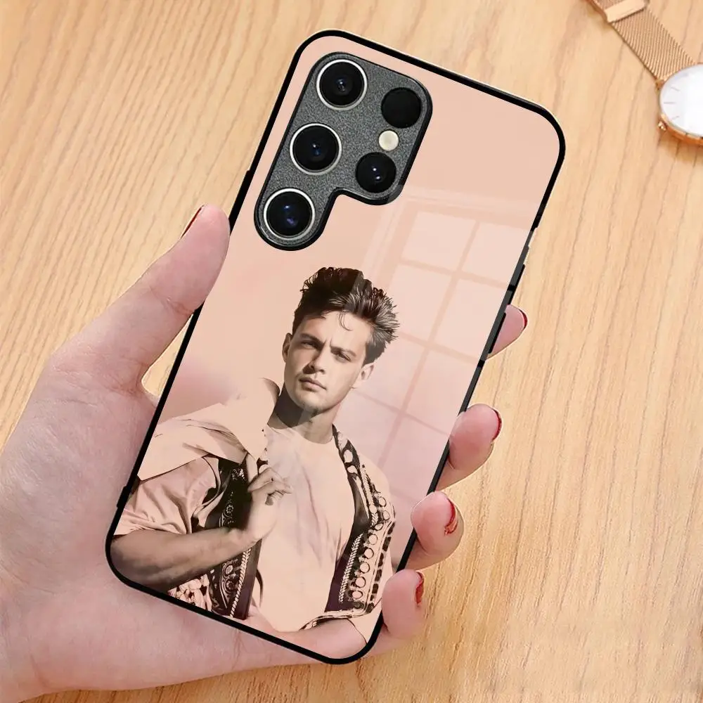 Singer L-Luis Miguel MAISTO Mouse Pad Glass Phone Case For Samsung Galaxy A15 A25 A35 A55 A14 A54 A13 A33 A53 A51 A05 A04