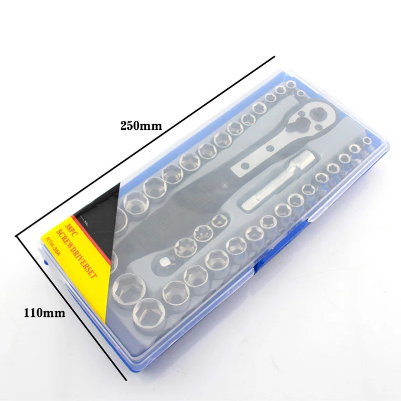 38 In 1 Torque Wrench Socket Set 3/8