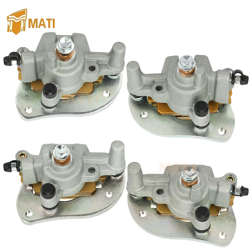 

M MATI Rear Left & Right Brake Caliper for Yamaha ATV Grizzly 550 YFM550 2009-2014 Grizzly 700 YFM700 2007-2020 with Pads