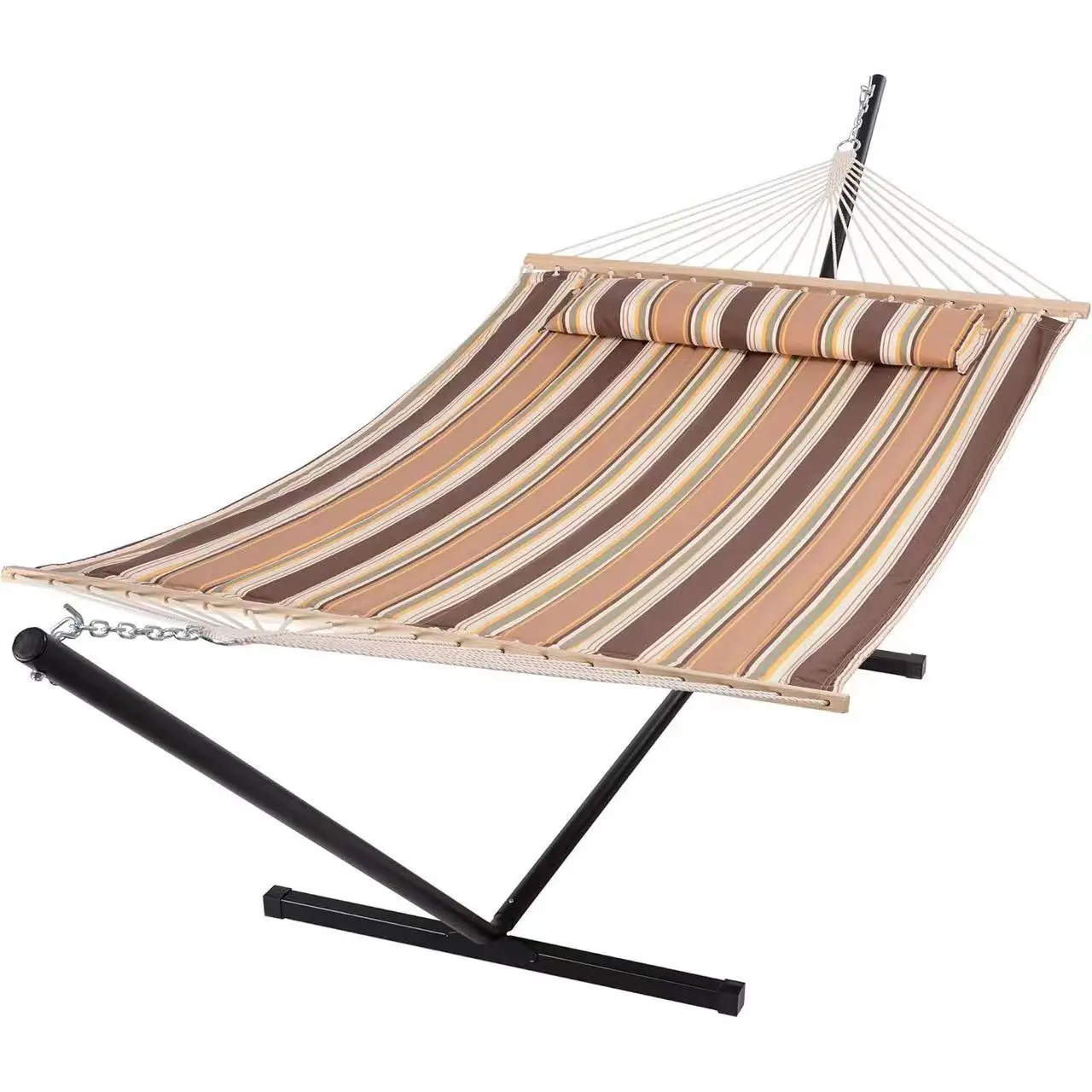 Portable Outdoor & Indoor Hammock With Metal Hammock Stand Double Person hammock