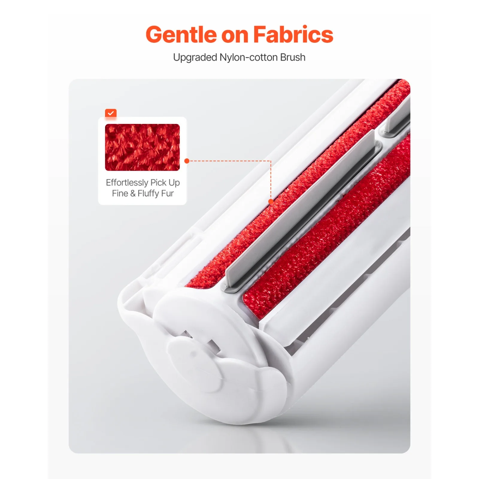 Rol Penghilang Bulu Hewan Peliharaan Rol Serat Dua Sisi yang Dapat Digunakan Kembali untuk Pakaian Furnitur