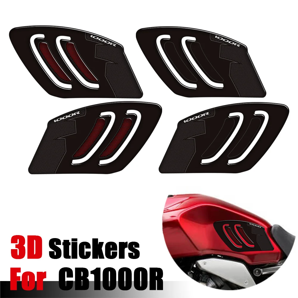 

For Honda CB1000R CB 1000R 2018 - 2022 Motorcycle 3D Stickers Tank Pad Side Grips Gas Fuel Oil Kit Knee Anti-scratch Protecto