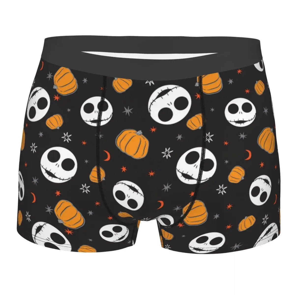 

Custom Nightmare Before Christmas Boxers Shorts Men Halloween Jack Skellington Briefs Underwear Novelty Underpants
