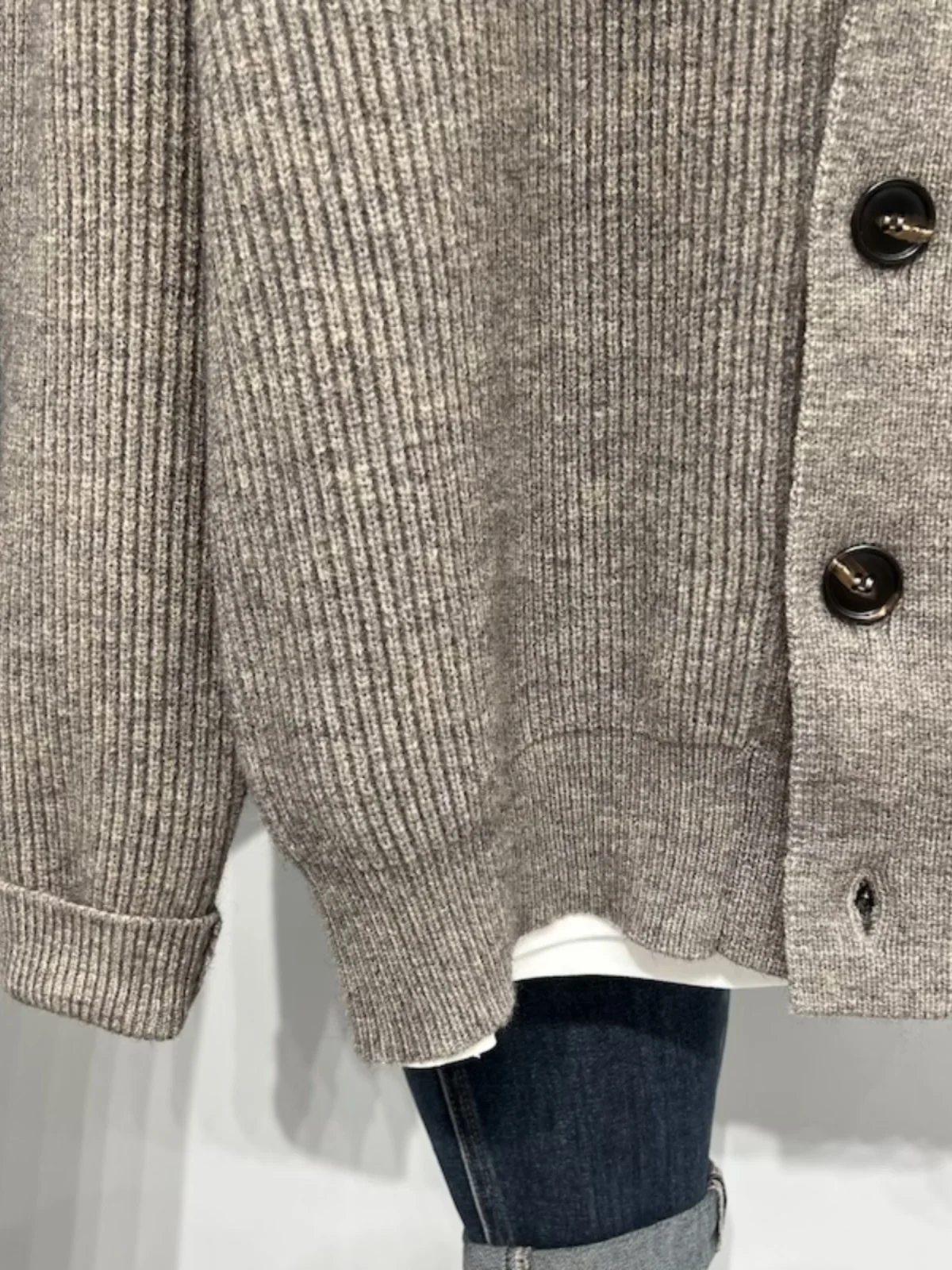 Retro American Sle Men's Open Cardigan Sweater Pure Color Lazy Faion Knitted Outerwear Stand Collar Trendy Autumn Winter