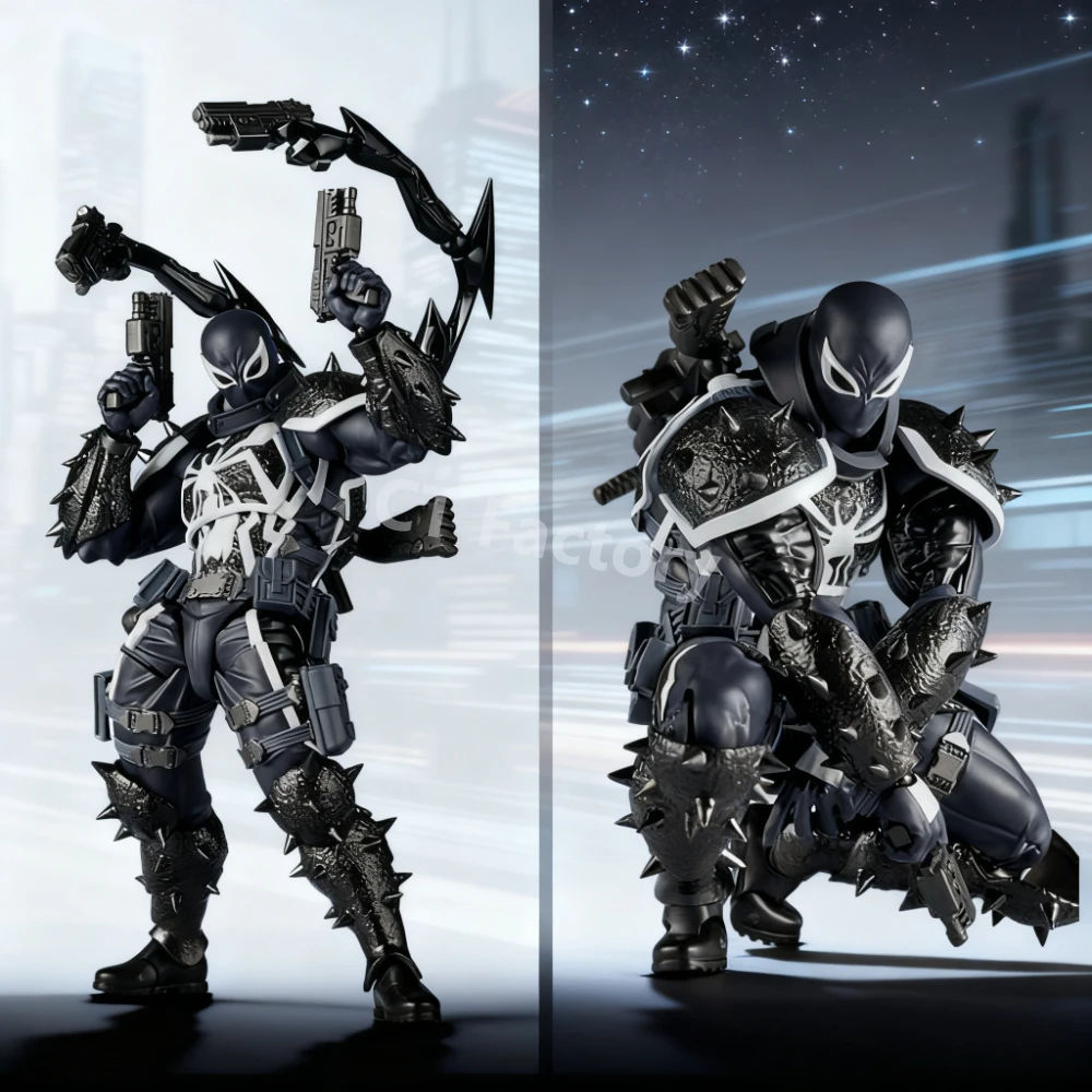 

Фигурка Bandai Venom Agent Amazing Yamaguchi, 16 см, из ПВХ, с подвижными суставами и сменными деталями, коллекционная, подарок для детей