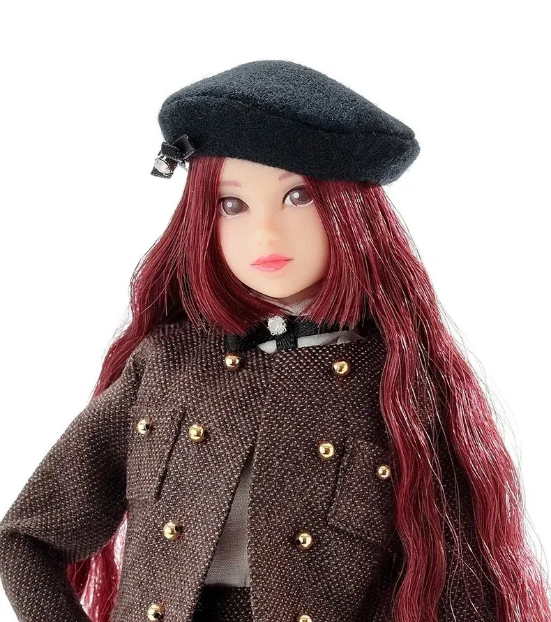 GSF Vintage Momoko Unoa Quluts Beautiful Lady Customized Doll Fashion Girl with Cloth 1/6 Doll Friend Gift Collection