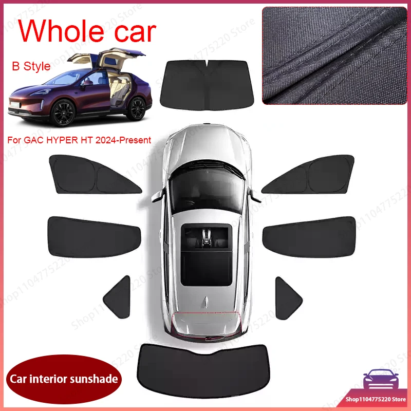 black-window-privacy-sunshade-anti-uv-heat-insulation-interior-protection-cover-accessories-for-gac-hyper-ht-2024-present-car
