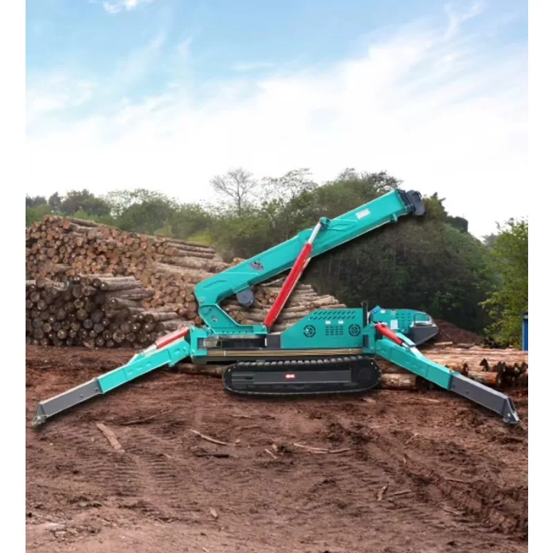 Customized Crawler Spider Crane High Quality China Spider Crane Fly Jib With Remote Control