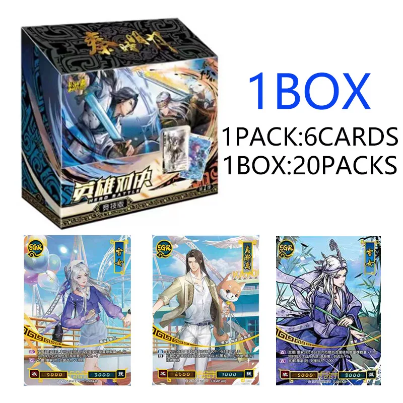 KAYOU Genuine Qin's Moon Hero Battle Competitive Edition Vol.1 Booster Box Official Anime Trading Cards Collectible Game