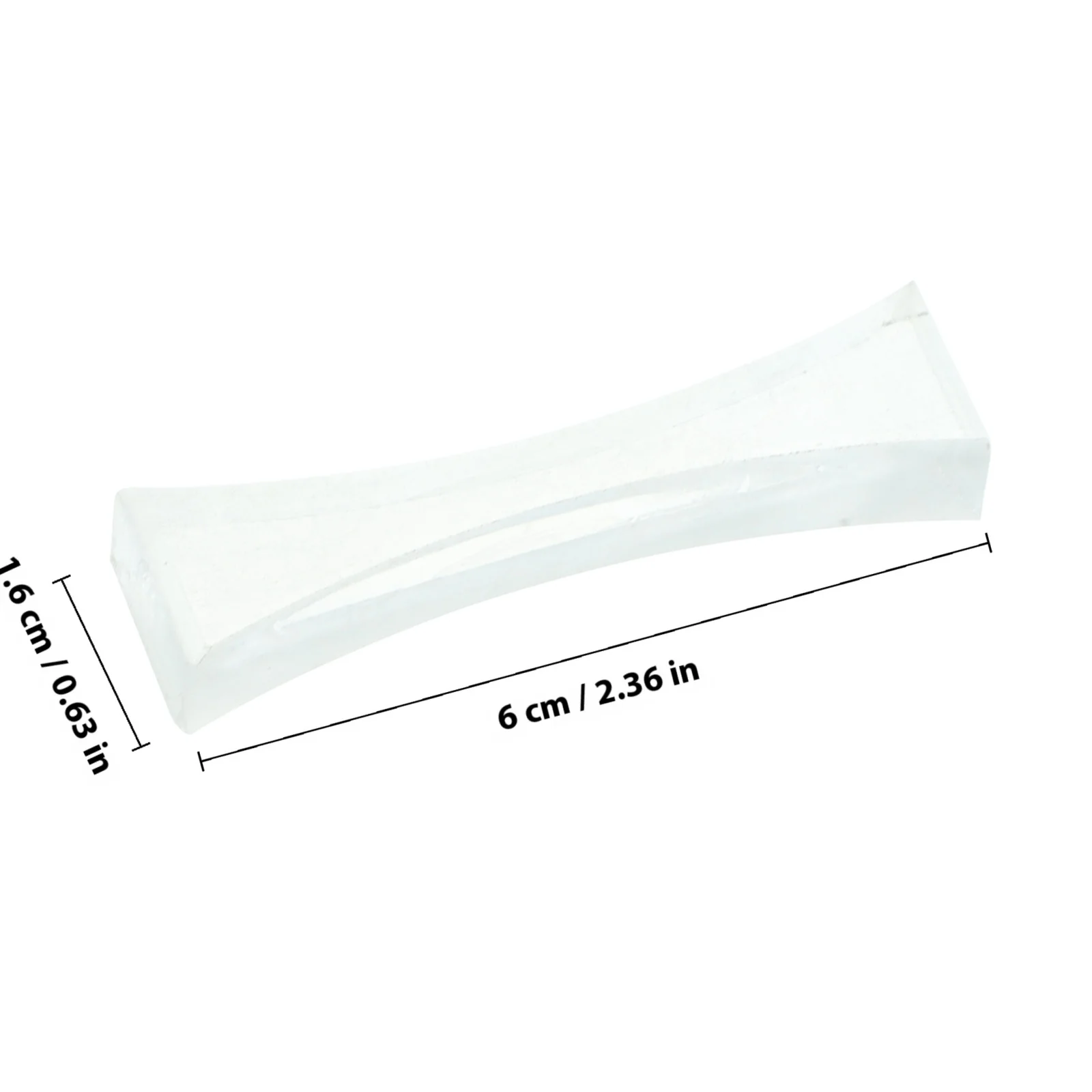 5 قطعة العدسات البصرية الفيزيائية الشفافة مقعرة محدبة للفيزياء وسائل تعليمية تشويه مبادئ انكسار الضوء