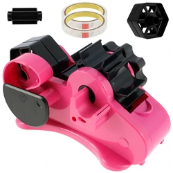 Auto Tape Dispenser With Tape Seat Non-Slip Heat Tape Dispenser Sublimation Sealing Tape Table Base Dispenser Office Supplies