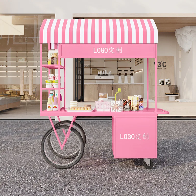 Multi-functional night market small food truck, scenic spot, mobile stall car, playground cart, pedestrian street, promotional