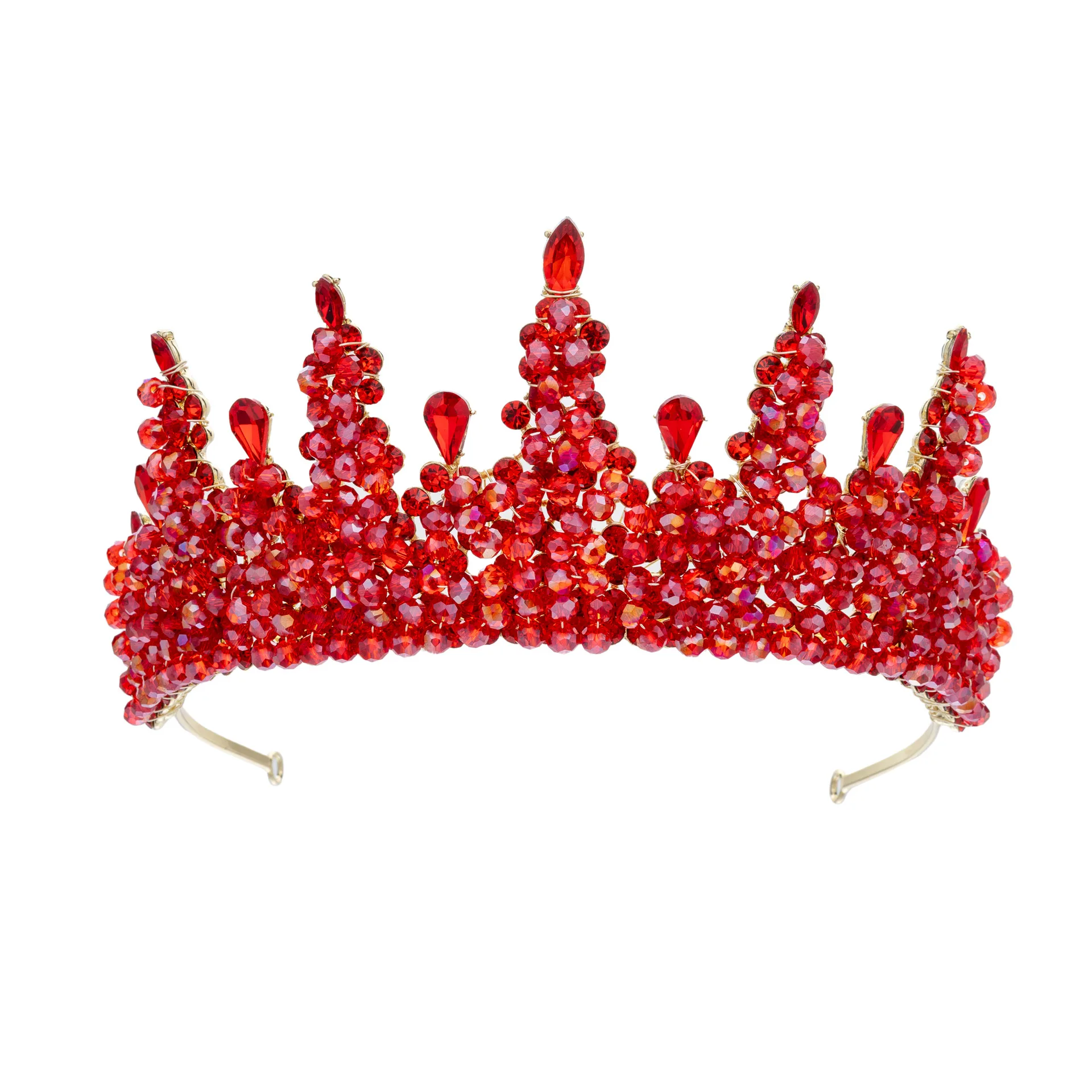 

Baroque Queen Crowns For Women Crystal Princess Bridal Tiara Crown For Wedding Headpiece Paganrt Diadem Party Prom Hair Jewelry