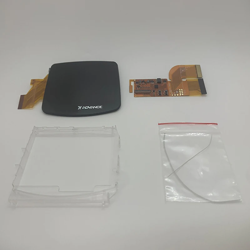 Full fit all-in-one screen V3 IPS GBA LCD screen 15 level high backlight, for Gameboy Advance Console with pre cut shell