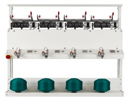 8 Spindles Rewinding Machine for Home Use,cone Yarn Winding Machine