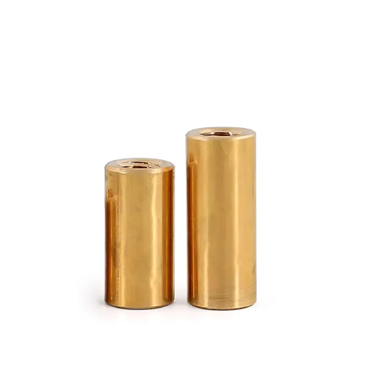 Brass Circular Elongated Double Threaded Copper Column With Solid Two Threaded Isolation Column In The Middle M1.6M2M3M4M5M6M8