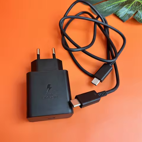 Samsung S25 Edge 5G USB C Charger 45W Super Fast Charging Power Chargeur EU Adapter EP-T4511 For Galaxy S24 S22 Ultra S23 FE A56
