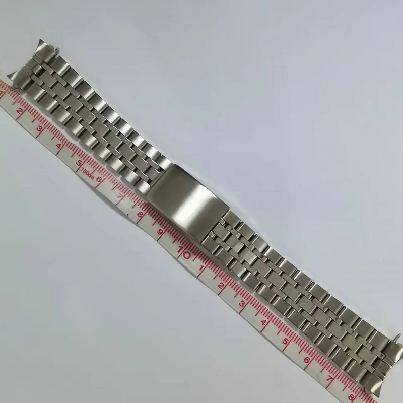 13 mm 17mm 19mm Stainless Steel Bracelet Vintage Jubilee Curved End Replacement Strap Fits Tudor TUDO Series Watches