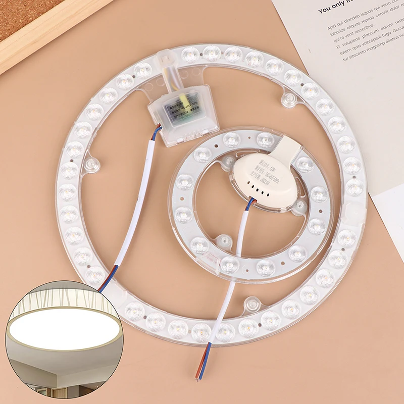 Round LED Ring PANEL Circle Light 12W 18W 24W 36W Ceiling Board Fixtures Lamp Board Blubs Round Replacement Board LED Modules