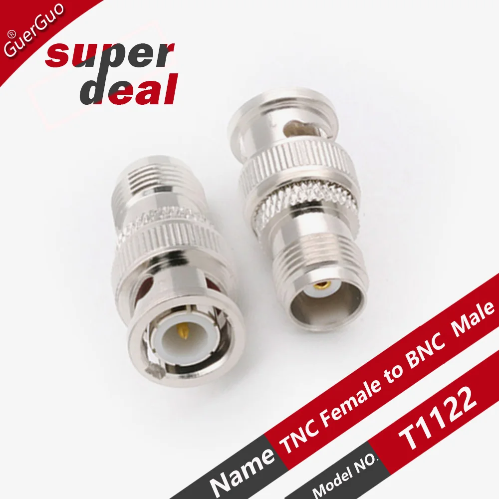 1PC RF Coaxial Adapter TNC Female to BNC Male Connector Kit for CB Radio Extension Cable Wire Terminals