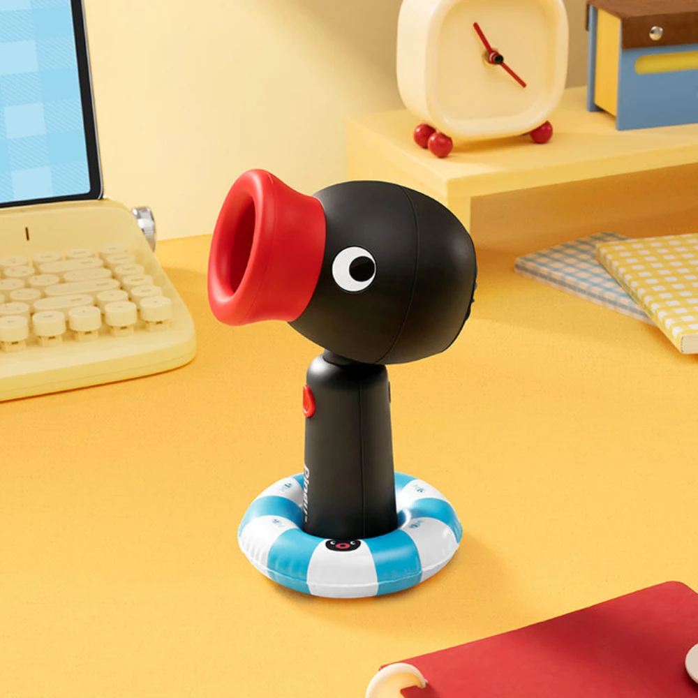 New Pingu Handheld Fan Chargeable 2000mah Rotatable Summer Fan Toys Desk Office Students Anime Peripheral Gifts Travel Summer S view 6