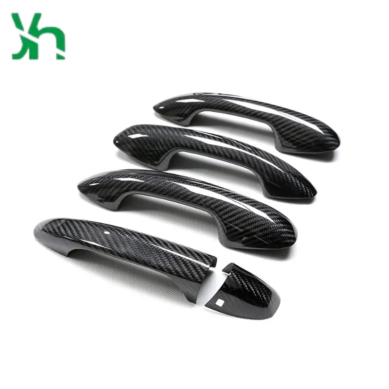 مقبض الباب غطاء جاف ألياف الكربون ل Merdeces-Benz W205 W222 W257 W213 W238 W177 W118 X247 الخارجي