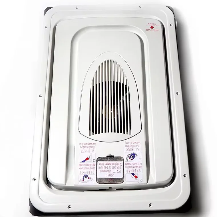 New Bus-Specific Metal Vent Window with Integrated Fan High-Efficiency Ventilation Replacement Accessory