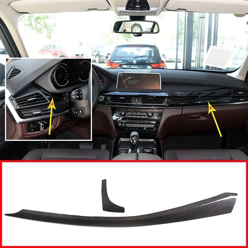 

2 шт., декоративная панель из углеродного волокна для BMW X5 F15 X6 F16 2015-2018