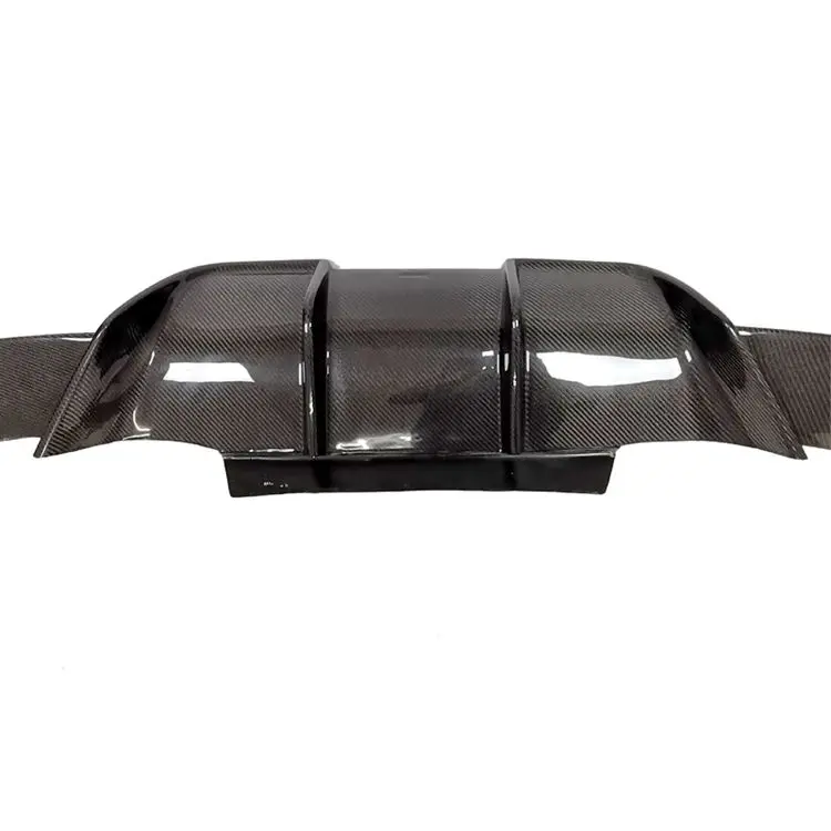 2011-2016年式 BMW 6シリーズ M6 F12 F13用 M6 Vスタイル カーボンファイバー リアディフューザーリップ