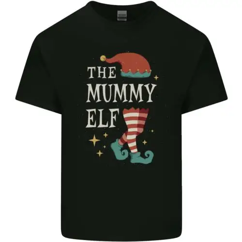 Die Mumie Elfe Lustig Weihnachten Herren Baumwolle T-Shirt