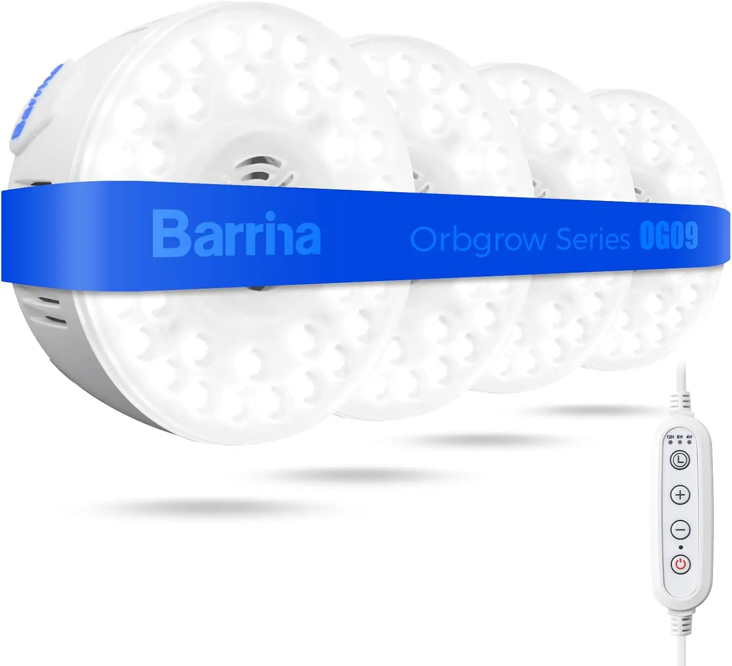 

Светодиодная лампа для растений полного спектра, 5000K 36W, магнитное соединение, с таймером, регулируемая яркость, для полок с комнатными растениями, 4 штуки в упаковке