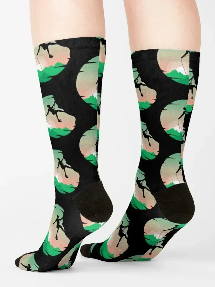 تسلق الصخور متسلق الصخور تسلق الجبال الجوارب الرجالية الرجبي المهنية الجري بالجملة الرجال الجوارب الفاخرة المرأة