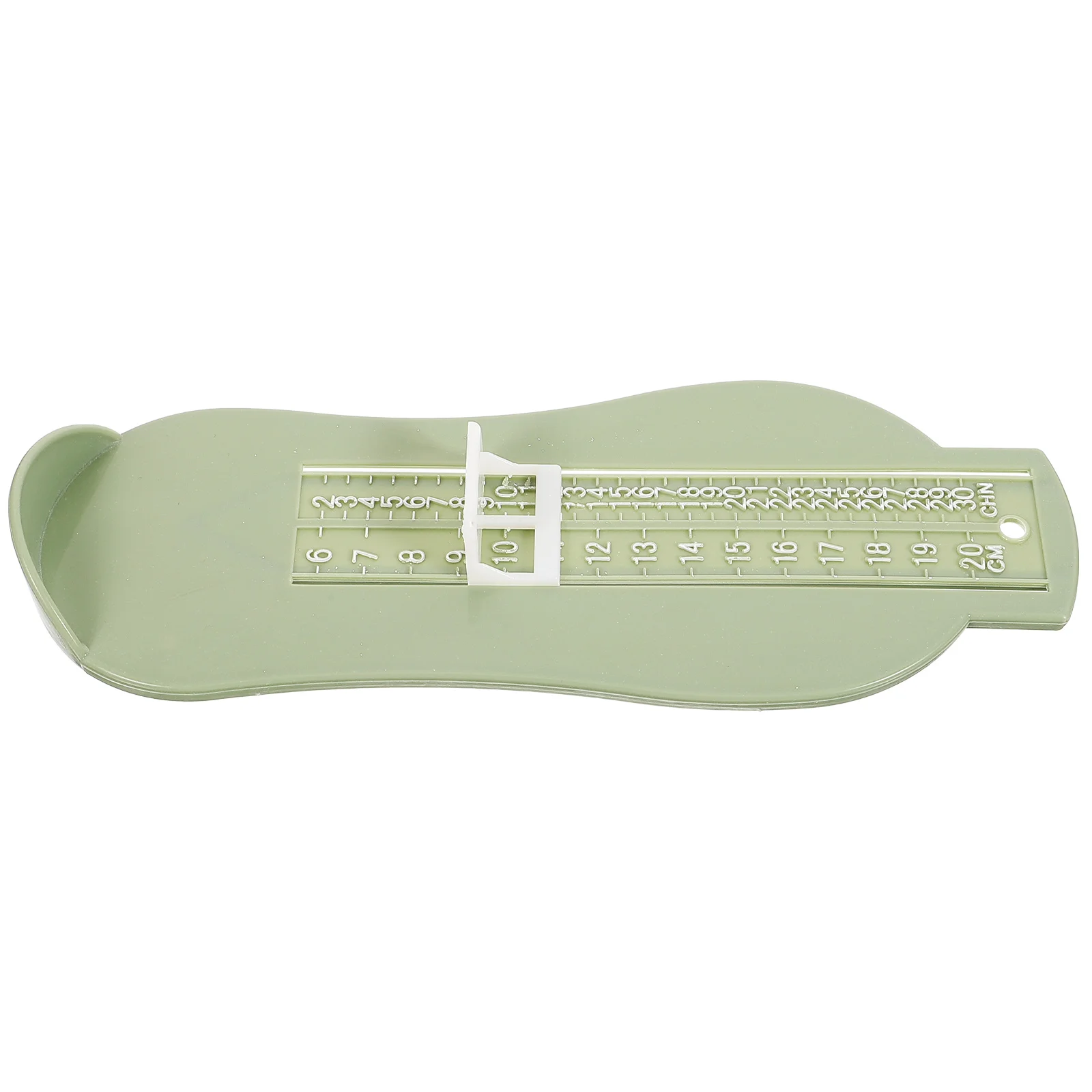 

Kids Gauge Lightweight Portable Smooth Surface With Storage Hole Slidable Baffle For Infant Toddler Shoe Sizing Tool Measure