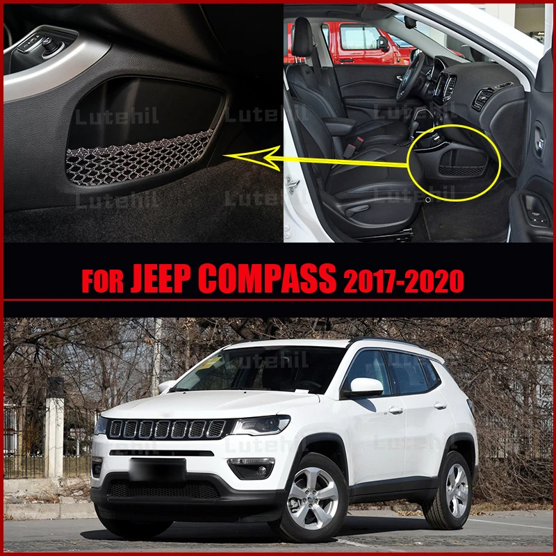 For Jeep Compass 2017 2018 2019 2020 Car Floor Mats All Weather Carpet Cover Floor Liners Interior Protector Accessories view 3