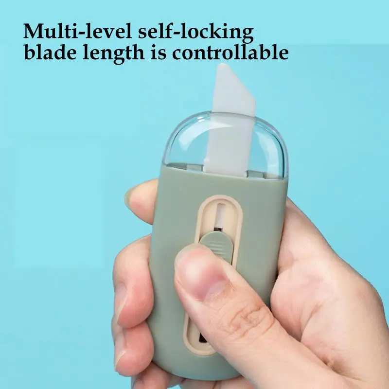 Package Box Opener Tool Sturdy Art Cutter & Wrap Box Opener Letter Opener With Automatic Locking Function Box Cutters For Family