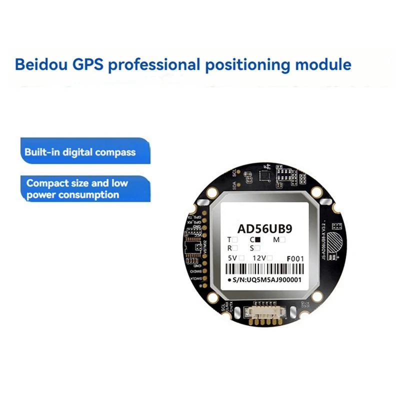 AD56UB9 GPS Module For Beidou+GPS Four-Mode Positioning Module Built-In Electronic Compass For FPV Flight Control