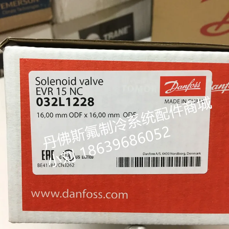 Danfoss Solenoid Valve EVR15 032L1228 5/8 16mm Weld 032F1228 Original And Genuine