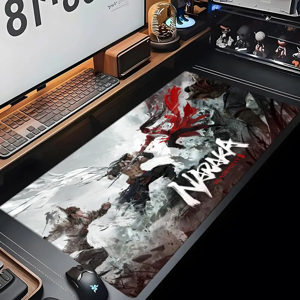 

Naraka Bladepoint Kung Fu Mouse Pad Gaming Mousepad Large 900x400X2mm MouseMat Gamer Mause Carpet PC Desk
