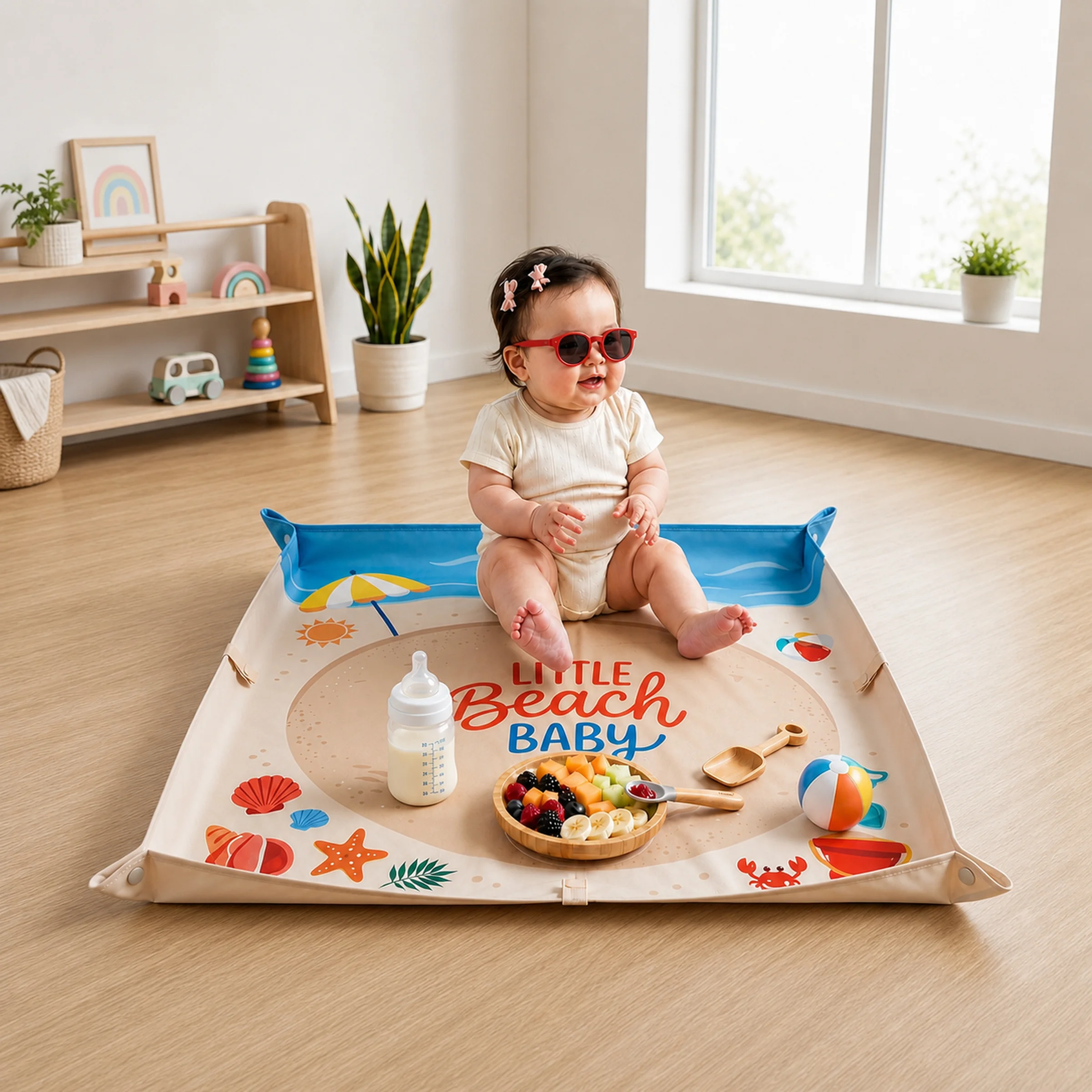 Highchair Splash Mat - 1PC Baby Mat for Floor &