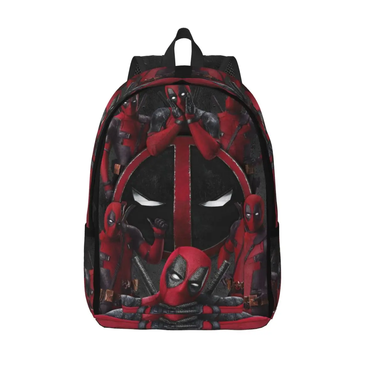

Deadpool Collage Poster Backpack for Men Women Teenage Student Hiking Travel Daypack Cartoon Anime Laptop Shoulder Bag Outdoor