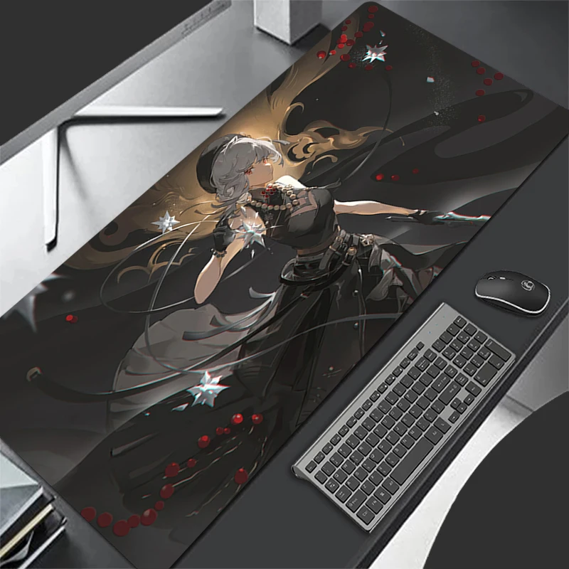 Wuthering Waves sanhua Mouse pad cartoon game player keyboard pad non-slip office study desk mat floor mat PC carpet Mousepad