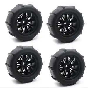 Rc Paddle Tires 4PCS RC Car Tires Wheels Rims For HB Toys ZP1001
