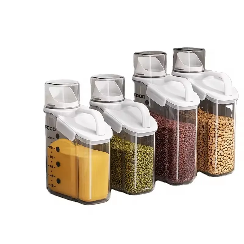 

Household kitchen utensils Reusable food storage containers Clear refrigerator storage boxes with lids