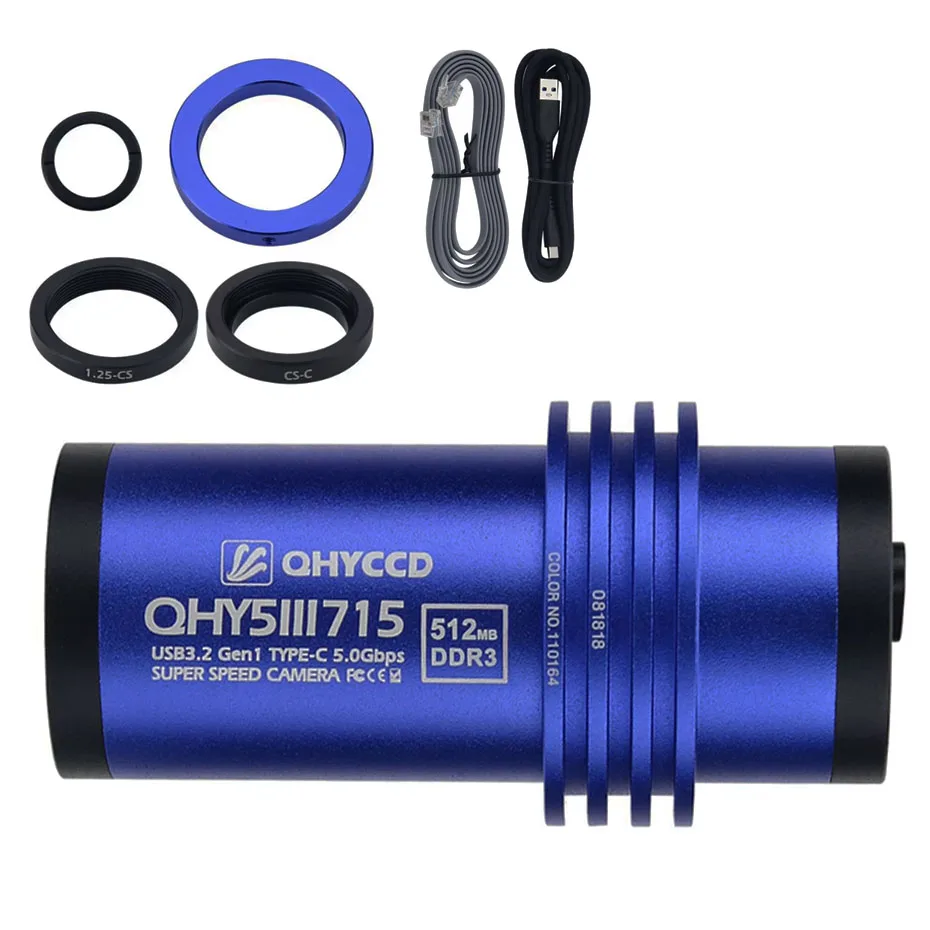 QHYCCD QHY5III715C New Generation Astronomical Photography Color Planetary Navigation Camera 1.45um 4K