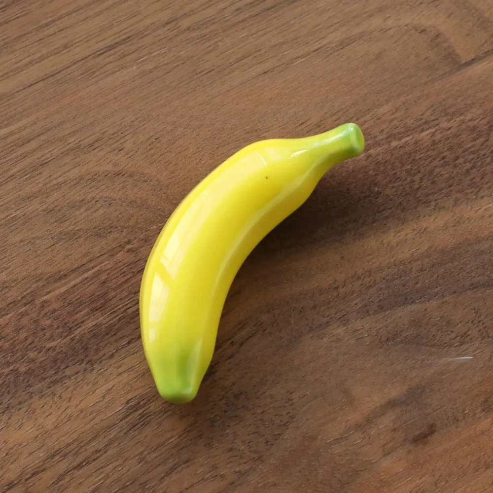 Creative Ceramic Banana Chopstick Holder Tabletop Accents Fresh Style Spoon Rack Cute Tabletop Ornament Dining Table